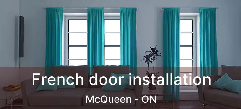 French door installation McQueen - ON
