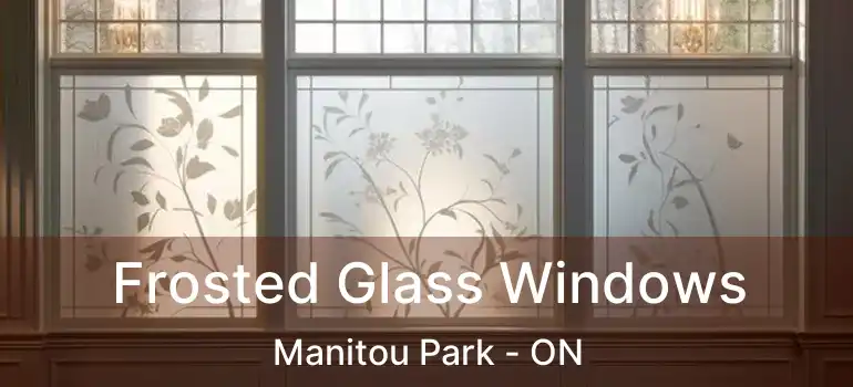 Frosted Glass Windows Manitou Park - ON