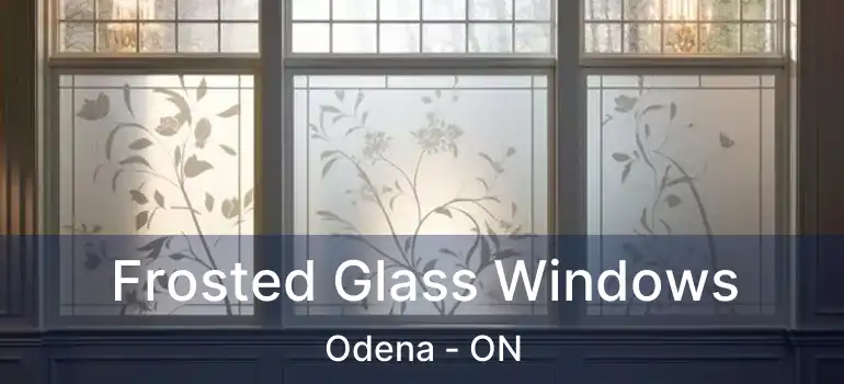 Frosted Glass Windows Odena - ON