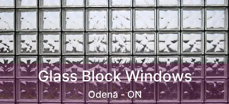 Glass Block Windows Odena - ON