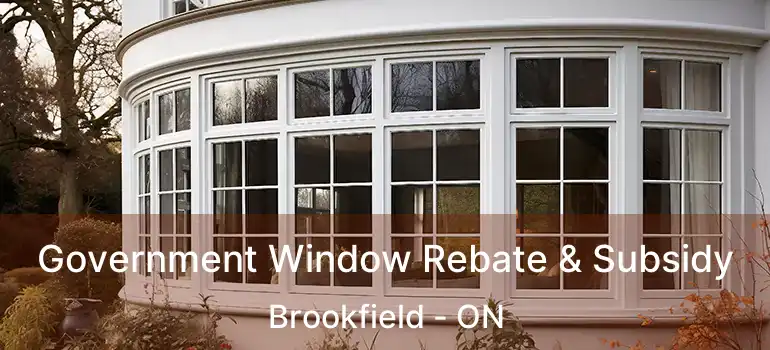 Government Window Rebate & Subsidy Brookfield - ON
