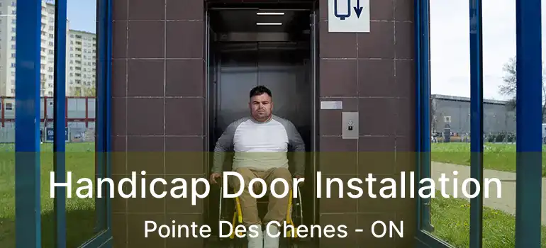 Handicap Door Installation Pointe Des Chenes - ON
