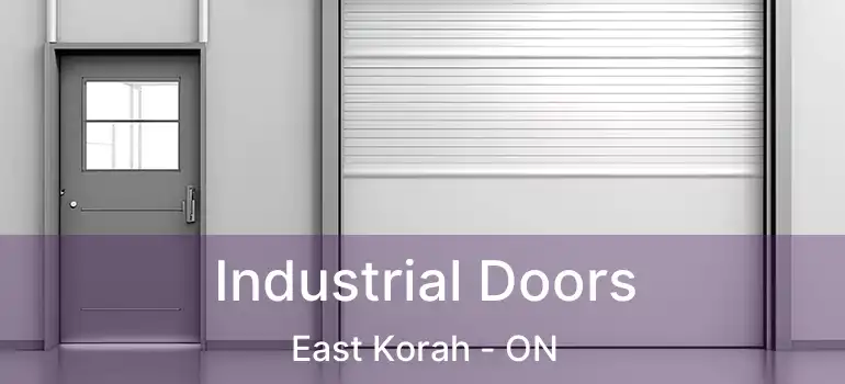 Industrial Doors East Korah - ON