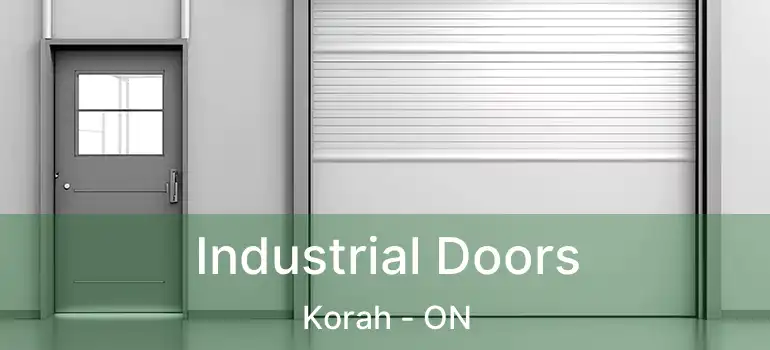 Industrial Doors Korah - ON