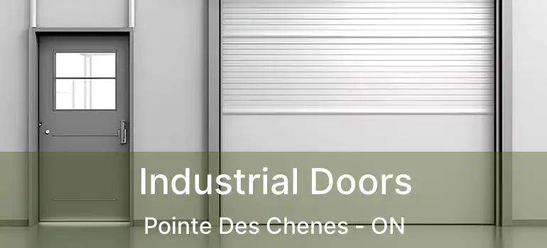 Industrial Doors Pointe Des Chenes - ON