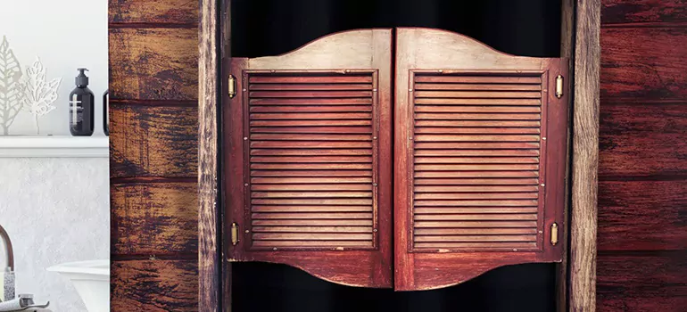 Installing Saloon Door Hinges in Sault Ste. Marie, ON