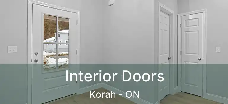 Interior Doors Korah - ON