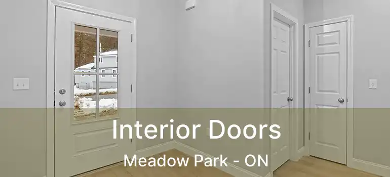 Interior Doors Meadow Park - ON