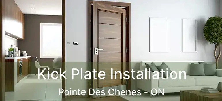 Kick Plate Installation Pointe Des Chenes - ON