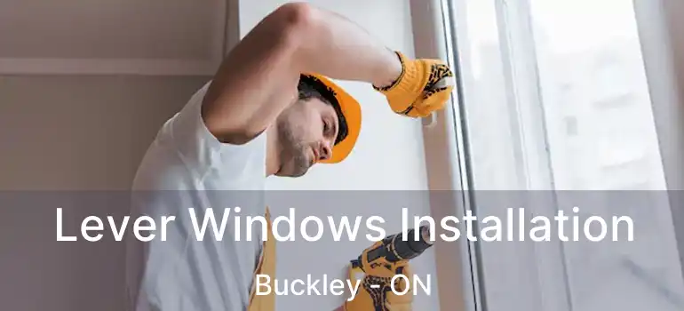Lever Windows Installation Buckley - ON
