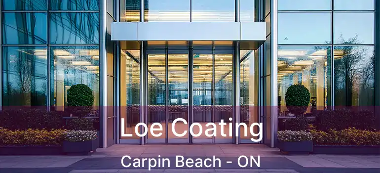Loe Coating Carpin Beach - ON