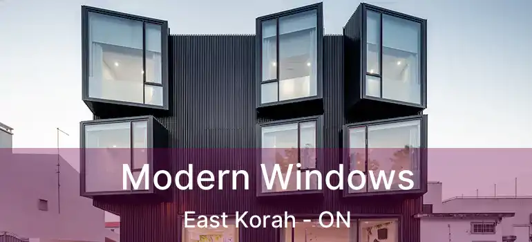 Modern Windows East Korah - ON