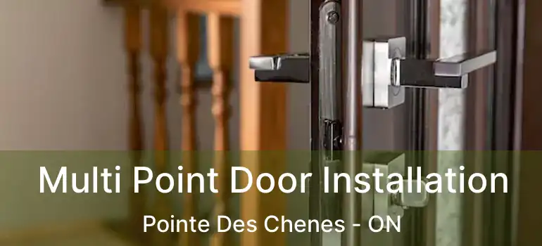 Multi Point Door Installation Pointe Des Chenes - ON