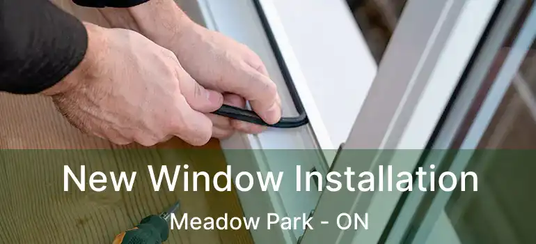 New Window Installation Meadow Park - ON