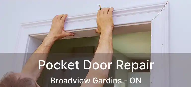 Pocket Door Repair Broadview Gardins - ON