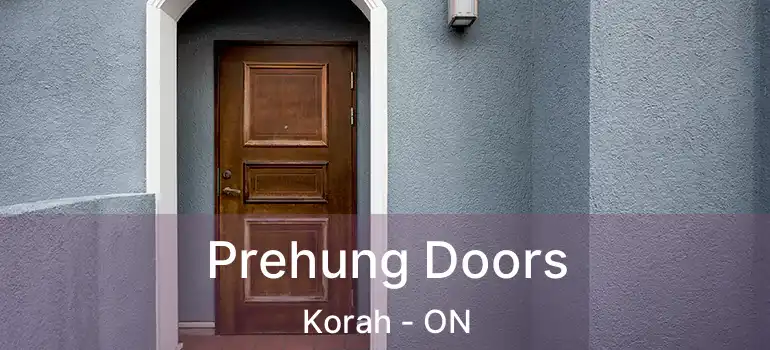 Prehung Doors Korah - ON