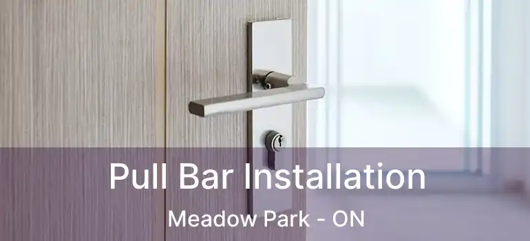 Pull Bar Installation Meadow Park - ON
