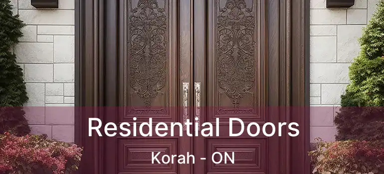 Residential Doors Korah - ON