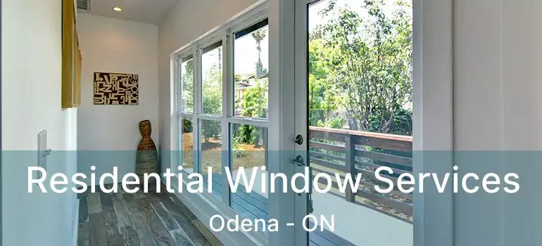 Residential Window Services Odena - ON