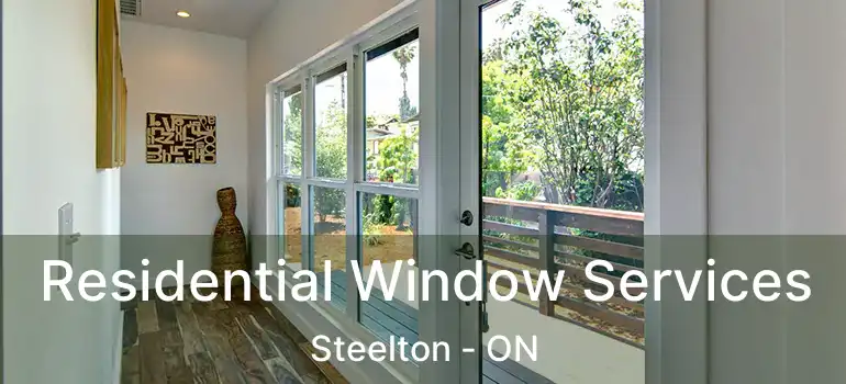 Residential Window Services Steelton - ON