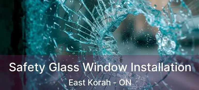 Safety Glass Window Installation East Korah - ON