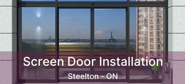 Screen Door Installation Steelton - ON