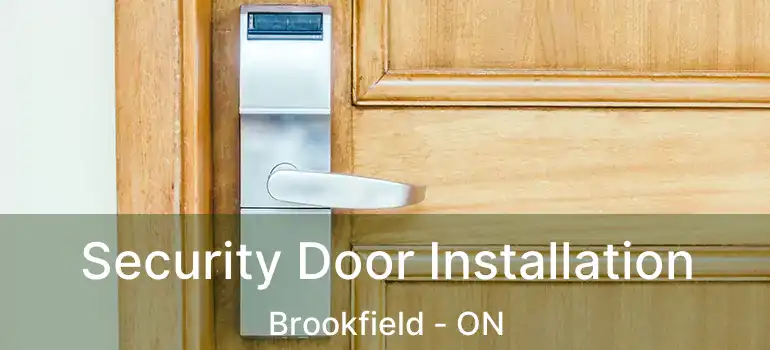 Security Door Installation Brookfield - ON