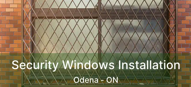 Security Windows Installation Odena - ON