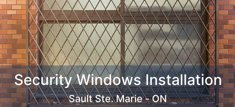  Security Windows Installation Sault Ste. Marie - ON