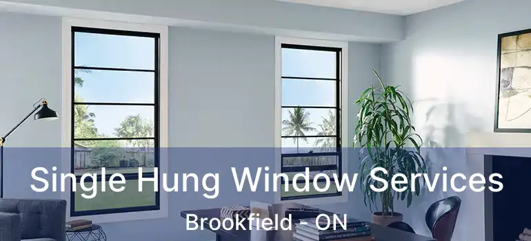 Single Hung Window Services Brookfield - ON