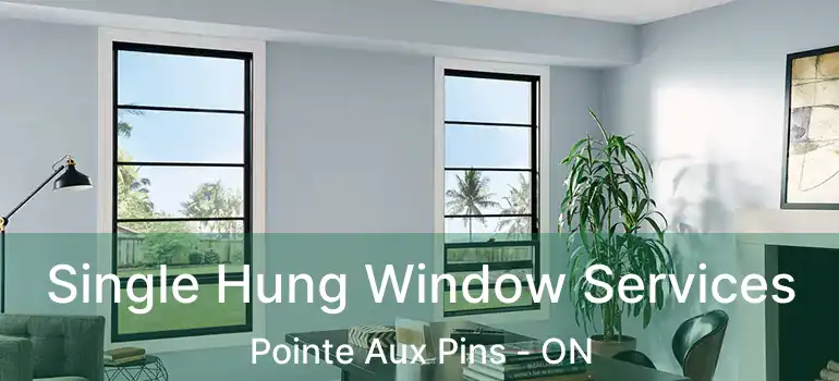 Single Hung Window Services Pointe Aux Pins - ON