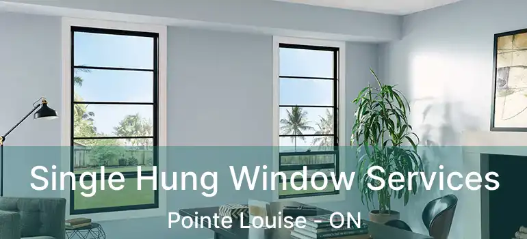 Single Hung Window Services Pointe Louise - ON
