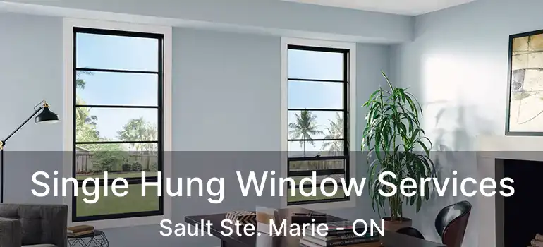 Single Hung Window Services Sault Ste. Marie - ON