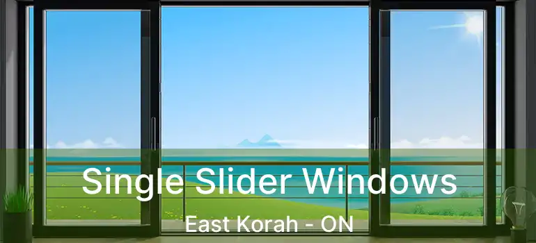 Single Slider Windows East Korah - ON