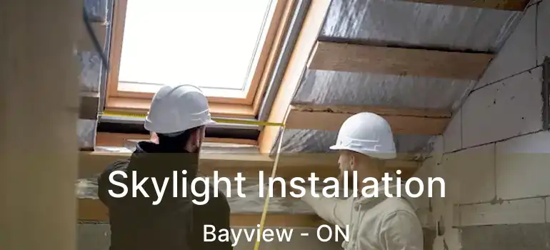 Skylight Installation Bayview - ON