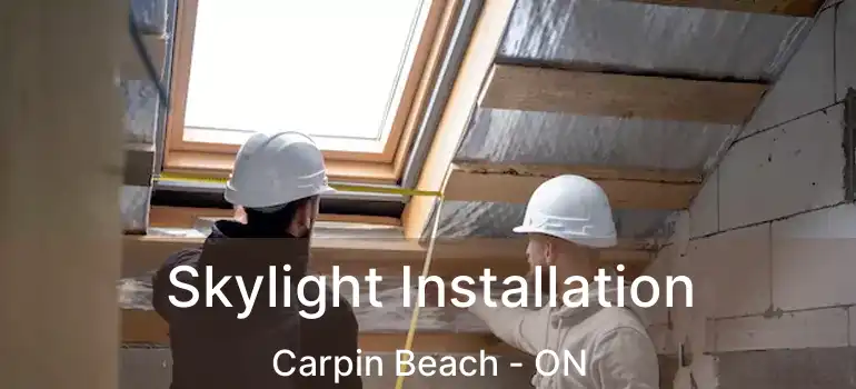 Skylight Installation Carpin Beach - ON