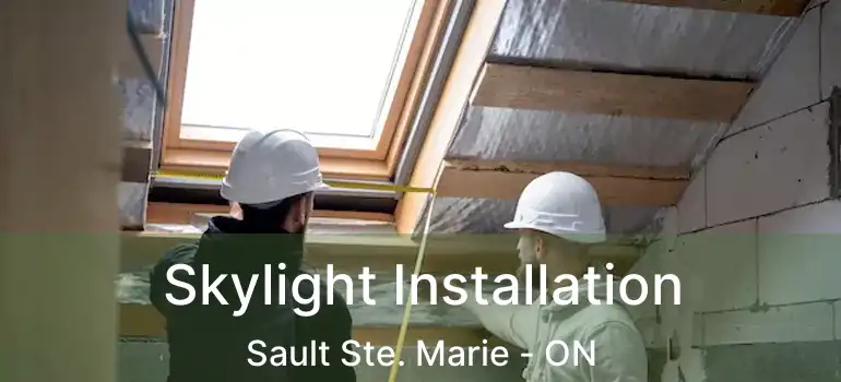 Skylight Installation Sault Ste. Marie - ON