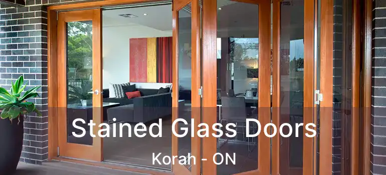 Stained Glass Doors Korah - ON