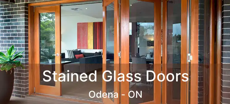 Stained Glass Doors Odena - ON