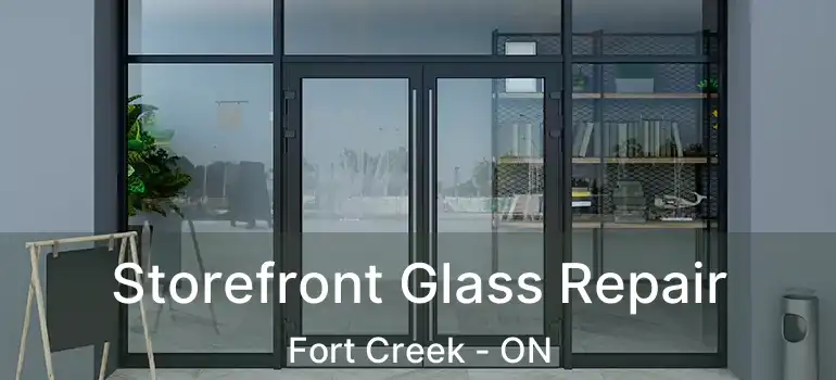 Storefront Glass Repair Fort Creek - ON