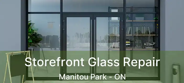 Storefront Glass Repair Manitou Park - ON