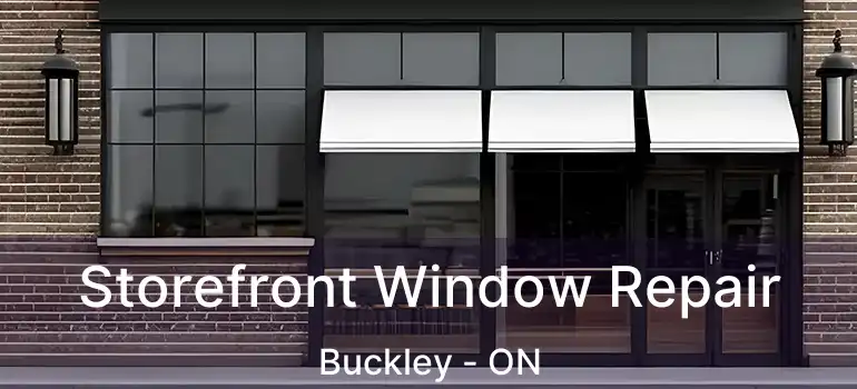 Storefront Window Repair Buckley - ON