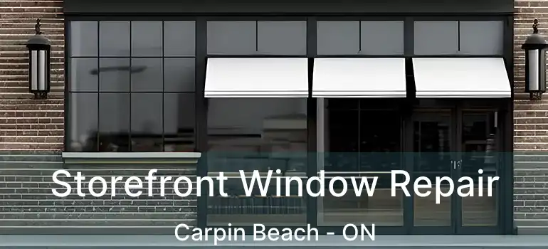 Storefront Window Repair Carpin Beach - ON