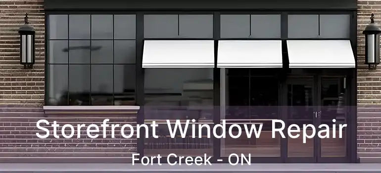 Storefront Window Repair Fort Creek - ON