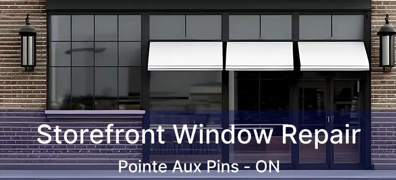 Storefront Window Repair Pointe Aux Pins - ON