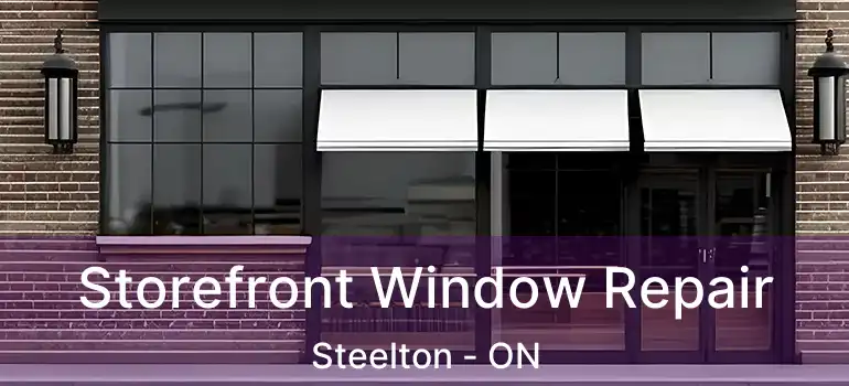 Storefront Window Repair Steelton - ON