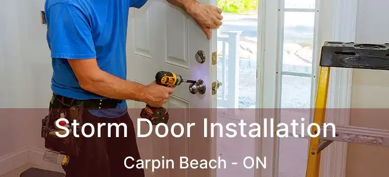 Storm Door Installation Carpin Beach - ON