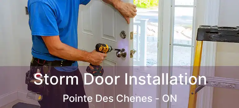 Storm Door Installation Pointe Des Chenes - ON