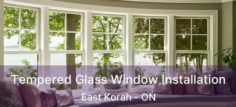 Tempered Glass Window Installation East Korah - ON