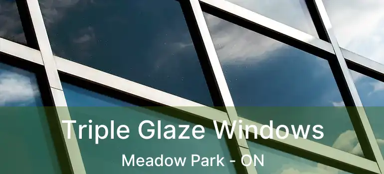Triple Glaze Windows Meadow Park - ON